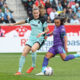 Photo of NJ/NY Gotham FC's Tierna Davidson defending Orlando's Marta.
