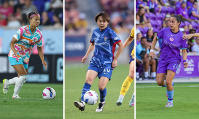 Collage of photos showing Trinity Armstrong, Oihane Hernandez and Shinomi Koyama.